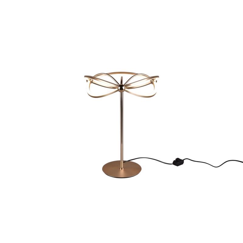 Mosadzná stolová lampa moderná, Remy, 20 W, LED 3000 K, s vypínačom Mosadzná stolová lampa moderná, Remy, 20 W, LED 3000 K, s vypínačom