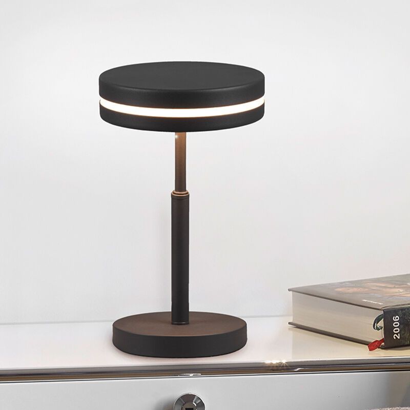 Antracitá stolová lampa moderná, Marjon, 6 W, LED 3000 K, s vypínačom