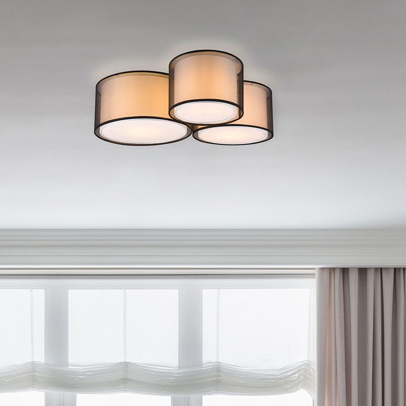 Antracitá stropná lampa moderná, Mirle Antracitá stropná lampa moderná, Mirle