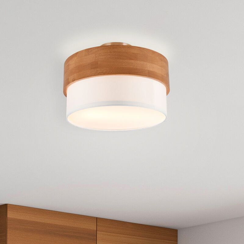 Biela stropná lampa moderná, Sylvia