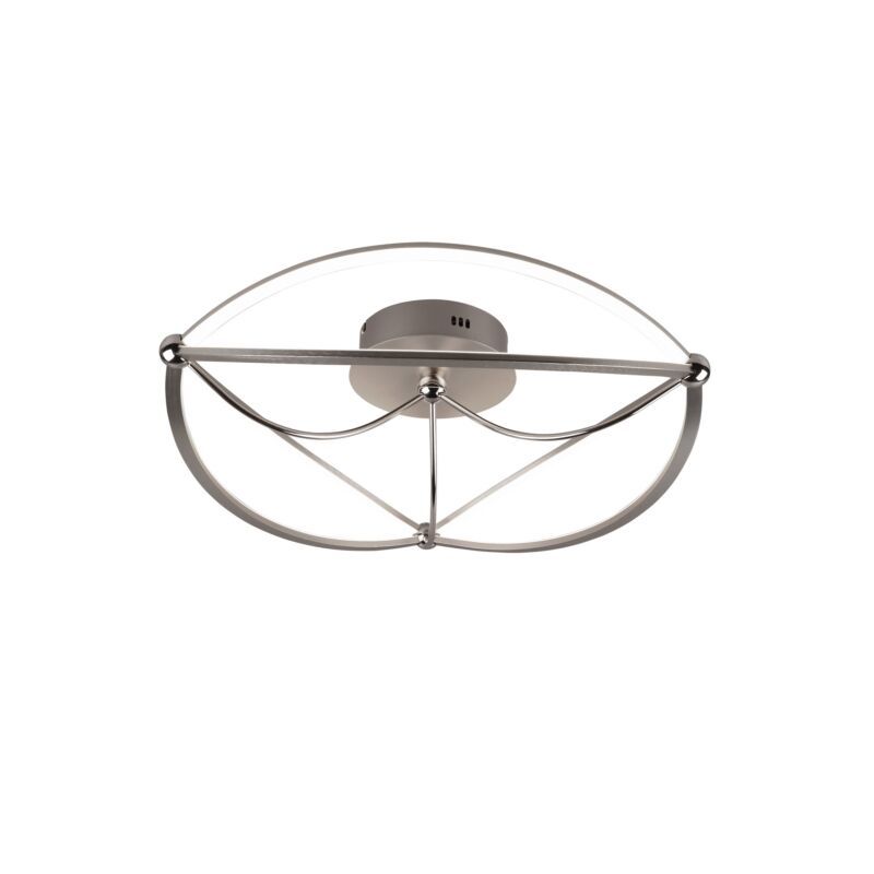 Niklová stropná lampa moderná, Remy, 42 W, LED 3000 K Niklová stropná lampa moderná, Remy, 42 W, LED 3000 K