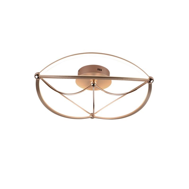Mosadzná stropná lampa moderná, Remy, 42 W, LED 3000 K