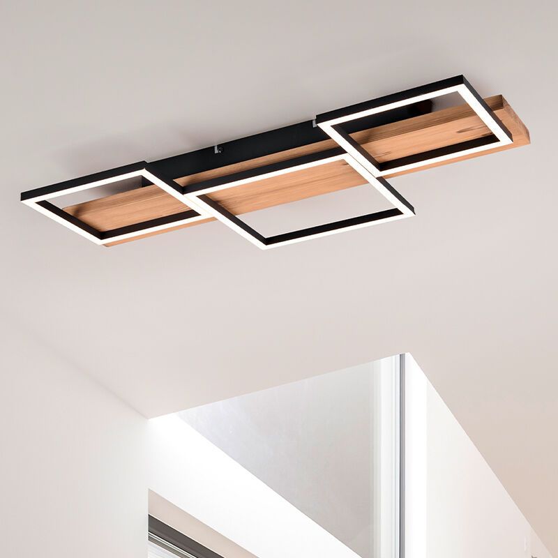 Hnedá stropná lampa moderná, Justian, 30 W, LED 3000 K, s 3-stupňovým stmievačom Hnedá stropná lampa moderná, Justian, 30 W, LED 3000 K, s 3-stupňovým stmievačom