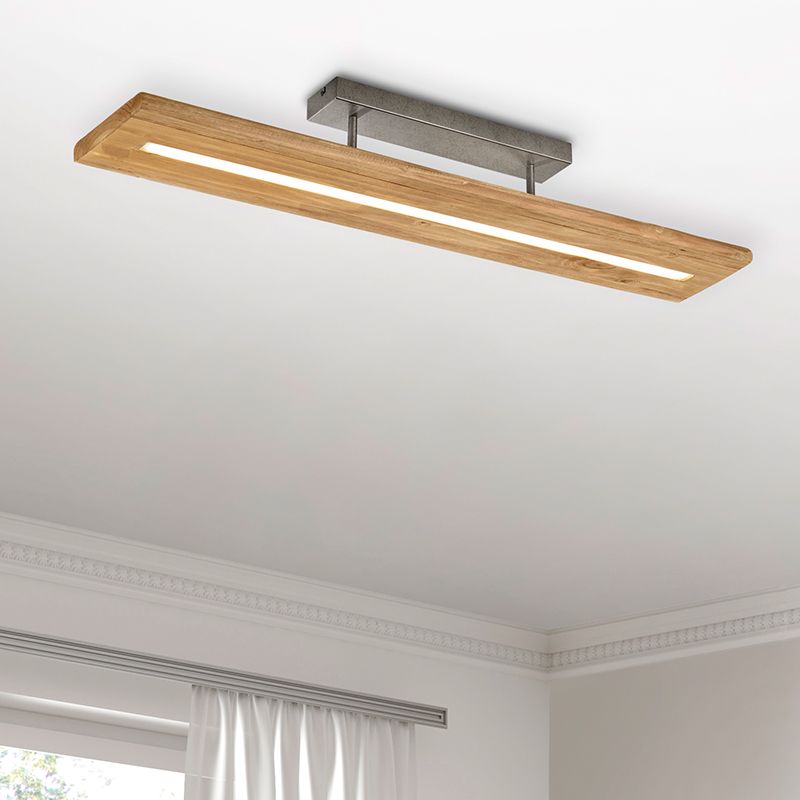 Hnedá stropná lampa vintage, Deka, 27 W, LED 3000 K Hnedá stropná lampa vintage, Deka, 27 W, LED 3000 K