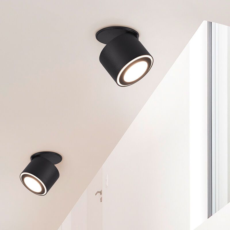 Čierna stropná lampa moderná, Jorno, 3,5 W, LED 3000 K