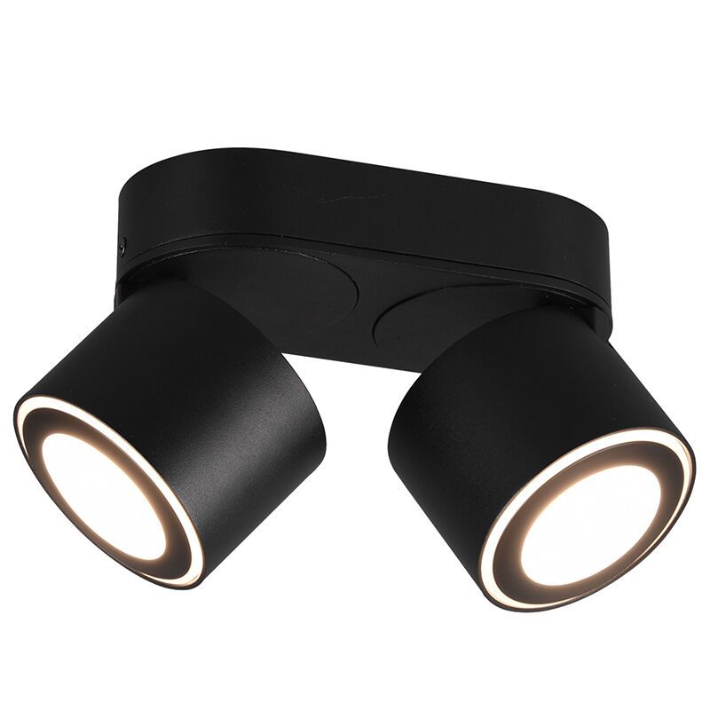 Čierna stropná lampa moderná, Jorno, 3,5 W, LED 3000 K