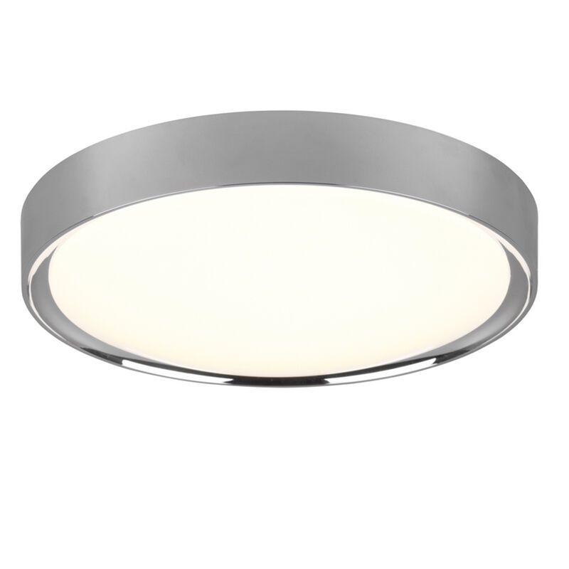 Chrómové stropné svietidlo do kúpeľne plastové, Evelina, 18 W, LED 3000 K, IP44