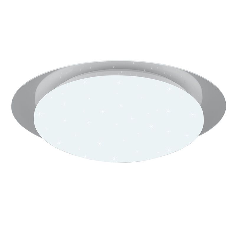 Biele stropné svietidlo do kúpeľne moderné, Marlena, 12 W, LED 4000 K, IP44, s diaľkovým ovládačom