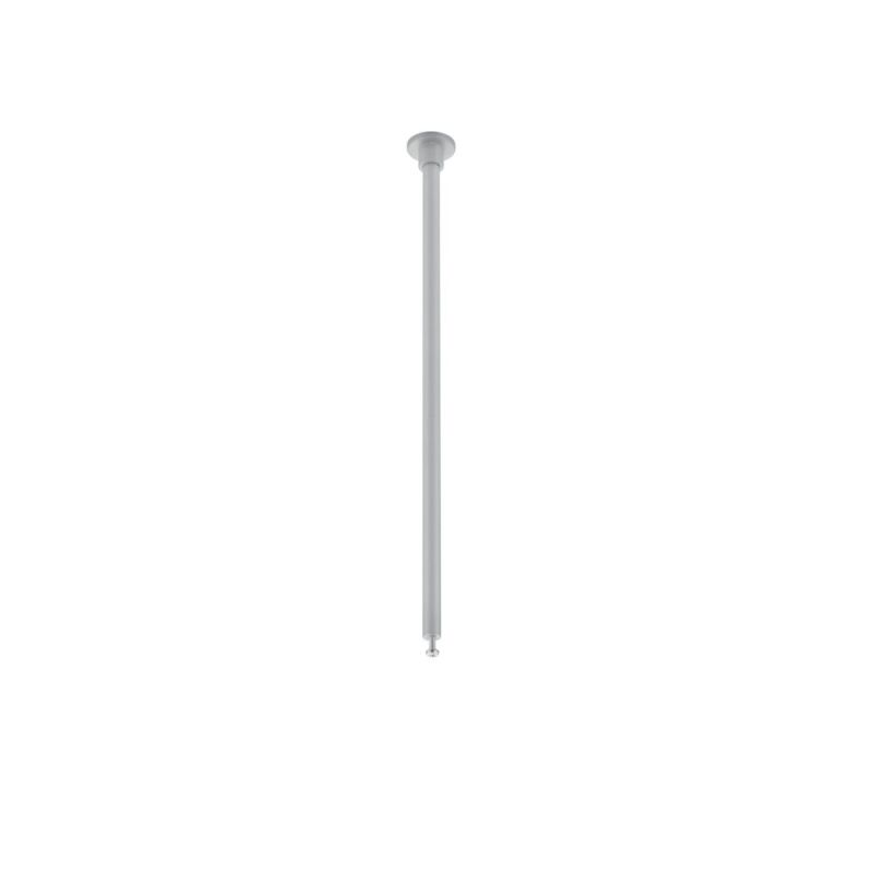 Závesný kus 2-fázové osvetlenie koľajnice, 25 cm, sivý