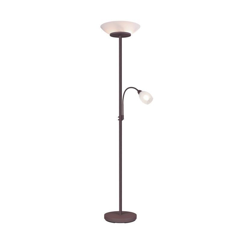 Rezavá stojaca lampa na čítanie moderná, Larry