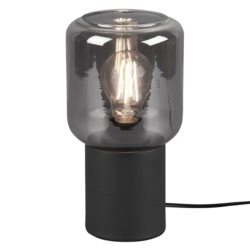 Čierna stolová lampa moderná, Gail, s vypínačom Čierna stolová lampa moderná, Gail, s vypínačom