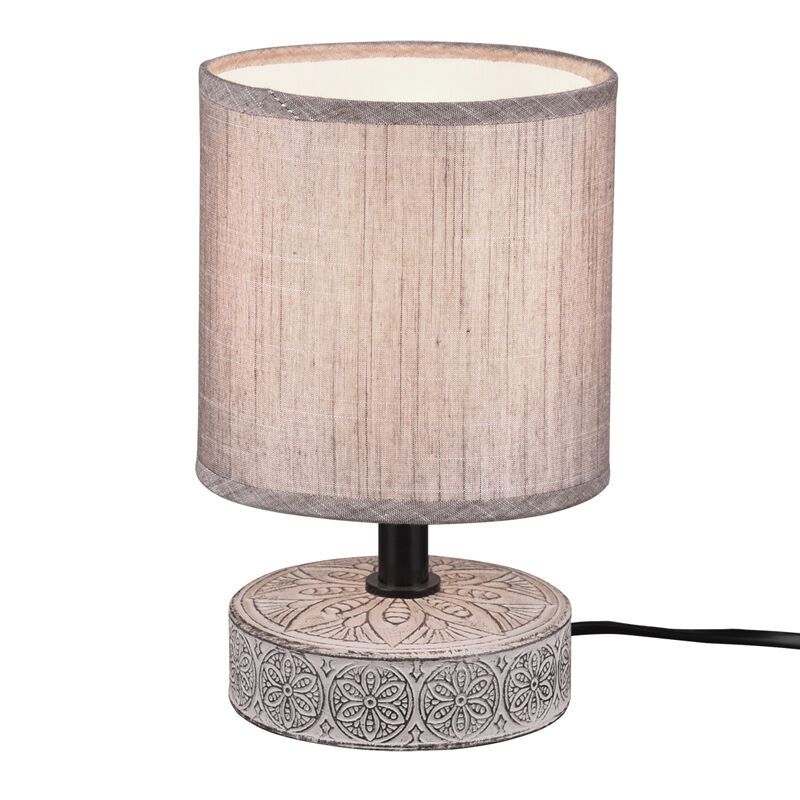 Keramická stolová lampa hnedá, Lola, s vypínačom Keramická stolová lampa hnedá, Lola, s vypínačom