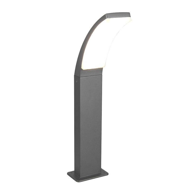 Antracitý vonkajšie svietidlo moderný, Popke, 12,5 W, LED 4000 K, IP44