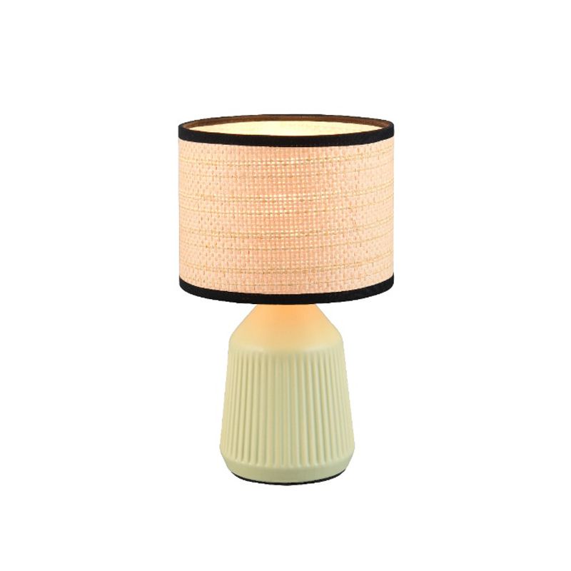 Keramická stolová lampa zelená, Shivam