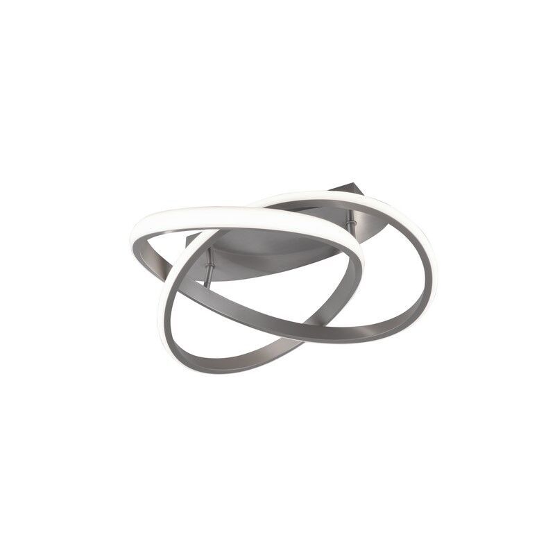 Niklová stropná lampa moderná, Sanura, 18 W, LED 3000 K