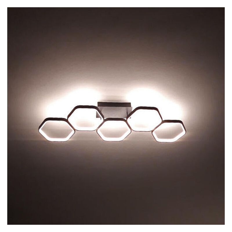 Antracitá stropná lampa moderná, Shaka, 24 W, LED 3000 K
