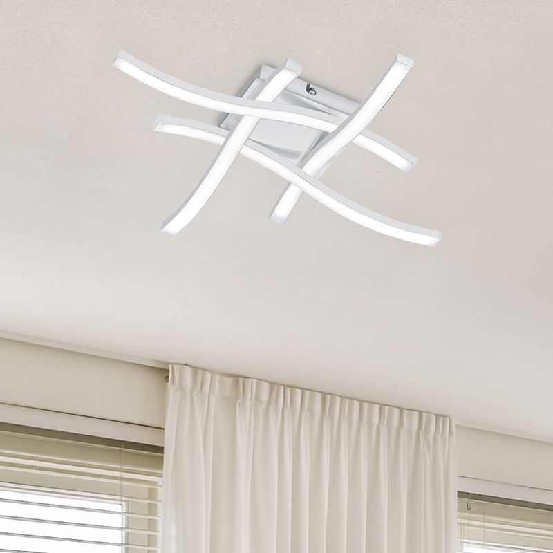Biela stropná lampa moderná, Go, 5 W, LED 4000 K Biela stropná lampa moderná, Go, 5 W, LED 4000 K