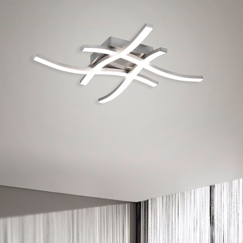 Niklové stropné svietidlo moderné, Go, 5 W, LED 4000 K