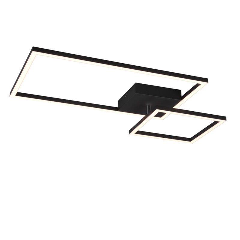 Čierna stropná lampa moderná, Binc, 25 W, LED 4000 K, s 3-stupňovým stmievačom Čierna stropná lampa moderná, Binc, 25 W, LED 4000 K, s 3-stupňovým stmievačom