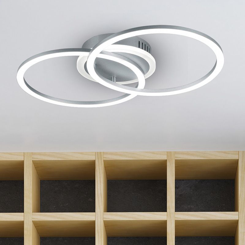 Taupeová stropná lampa moderná, Semira, 25 W, LED 3000 K Taupeová stropná lampa moderná, Semira, 25 W, LED 3000 K