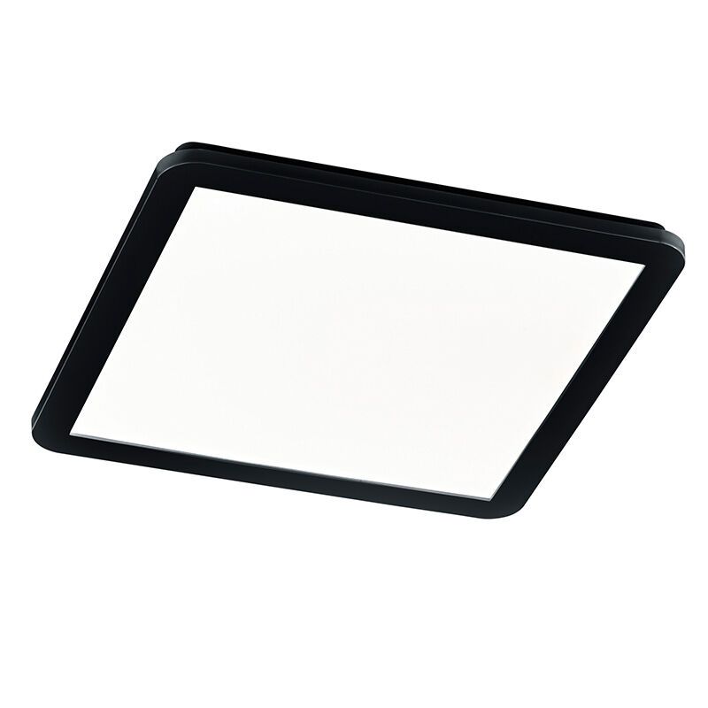 Čierne stropné svietidlo do kúpeľne moderné, Gistrup, 24 W, LED 3000 K, IP44