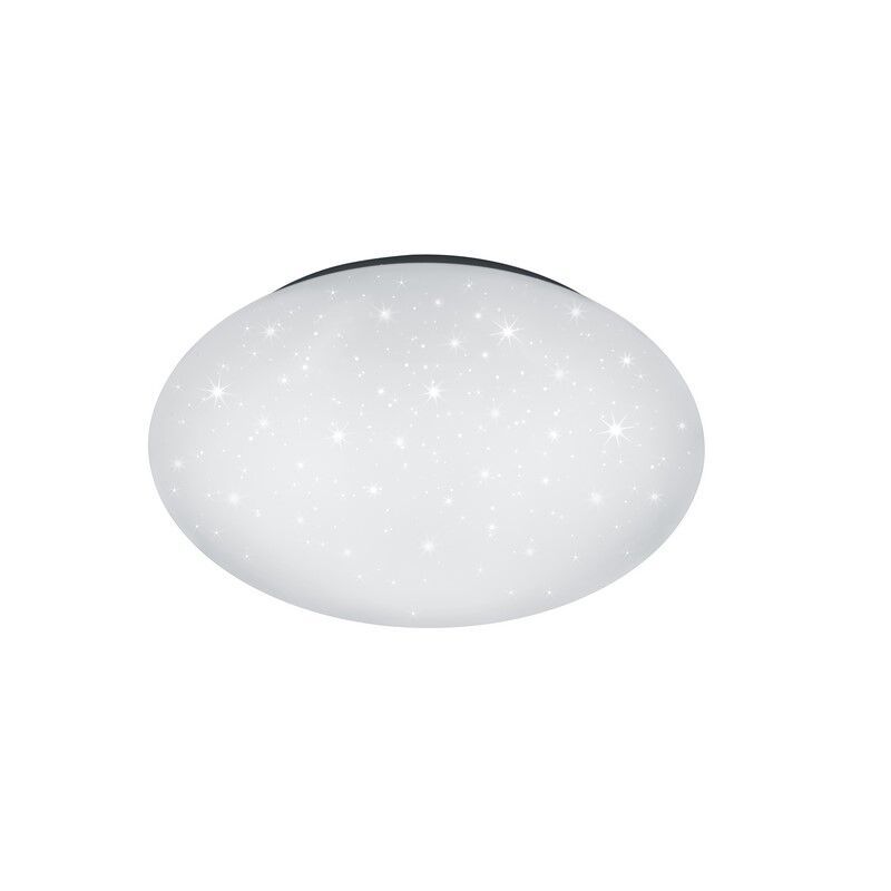 Biela stropná lampa moderná, Neda, 18 W, LED nastaviteľný od teplej po studenú bielu, s diaľkovým ovládačom
