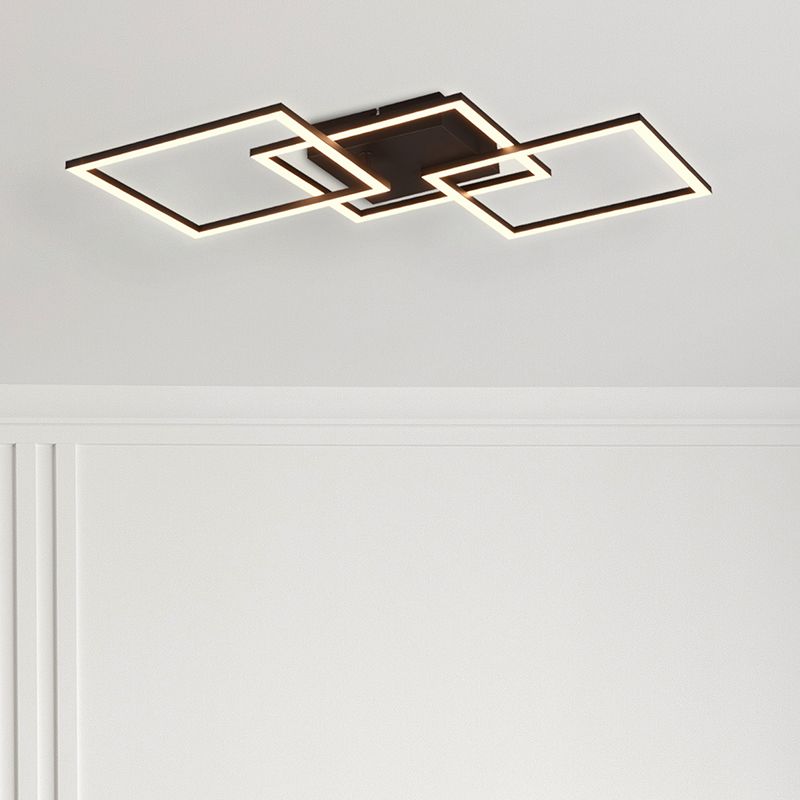 Čierna stropná lampa moderná, Margaux, 31 W, LED 3000 K