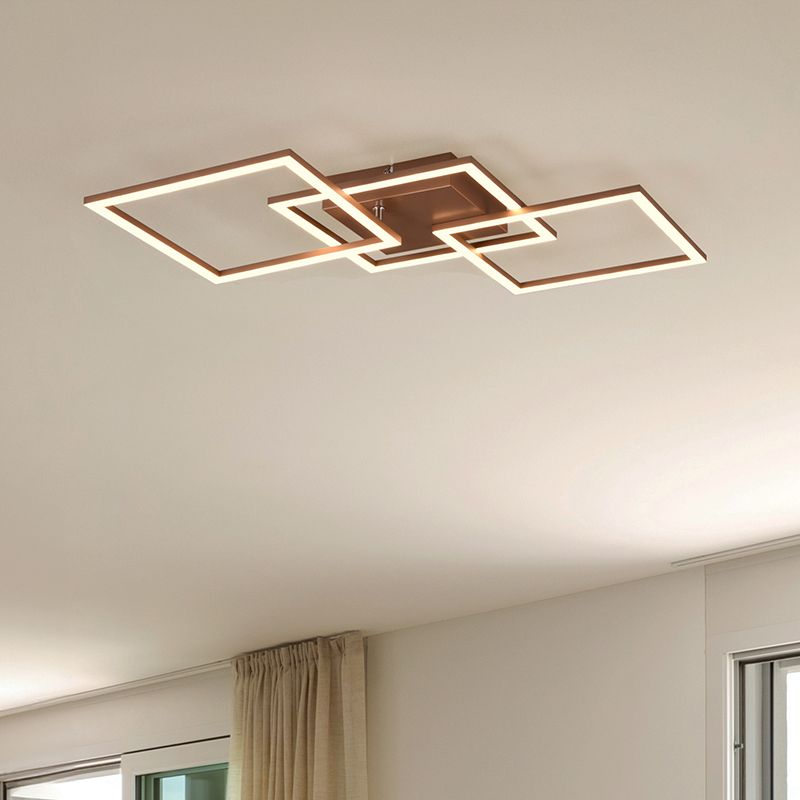 Hnedá stropná lampa moderná, Margaux, 31 W, LED 3000 K