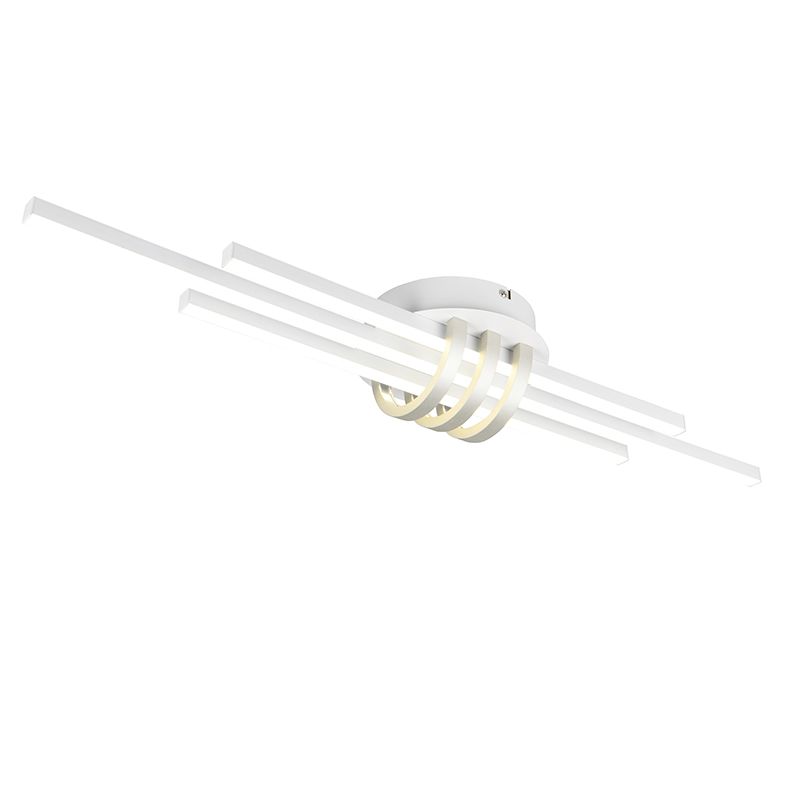 Biela stropná lampa moderná, Saloua, 20 W, LED 4000 K, s 3-stupňovým stmievačom Biela stropná lampa moderná, Saloua, 20 W, LED 4000 K, s 3-stupňovým stmievačom