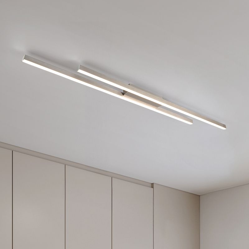 Niklová stropná lampa moderná, Sangeeta, 22 W, LED 3000 K