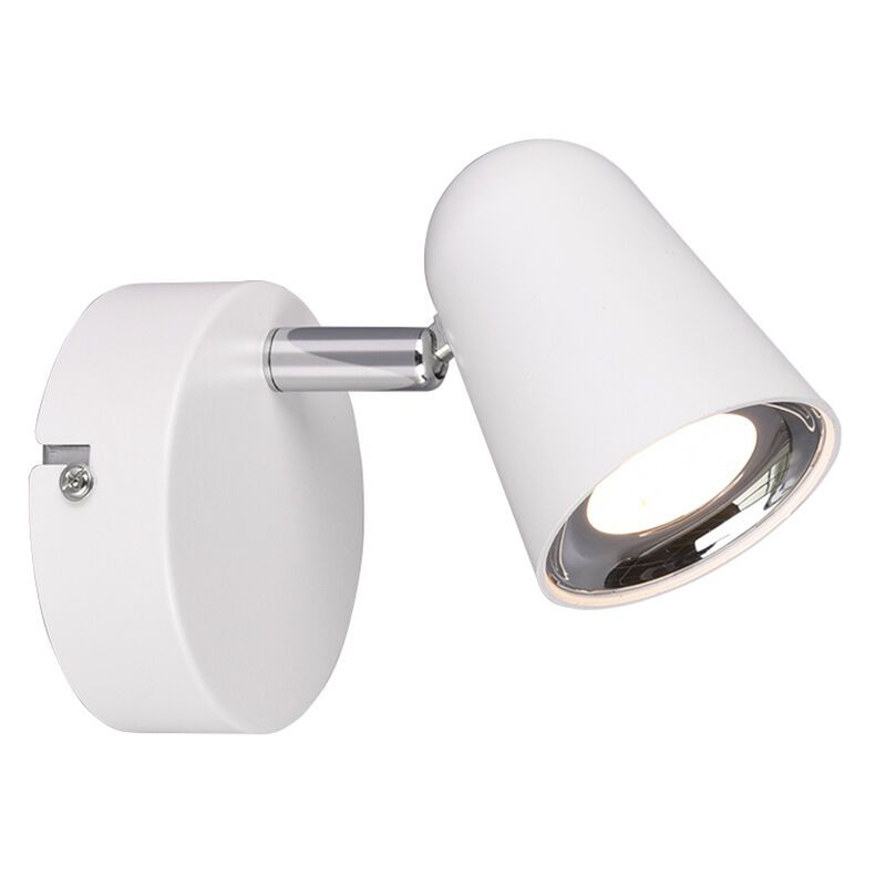 Biele nástenné bodové svietidlo moderné, Taj, 3 W, LED 3000 K