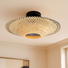 Ratanová stropná lampa hnedá, Cordoba