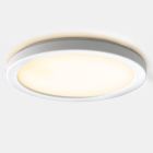 Plastové stropné svietidlo do kúpeľne biele, Shivani, 8 W, LED 3000 K, IP44