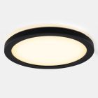 Plastové stropné svietidlo do kúpeľne čierne, Shivani, 8 W, LED 3000 K, IP44