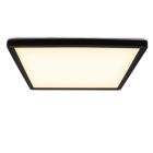 Plastová stropná lampa čierna, Shona, 22 W, LED 3000 K, s 3-stupňovým stmievačom