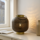 Moderná stolová lampa čierna, Sivar, s vypínačom