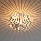 Industriálna stropná lampa biela, Lieve