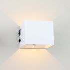 Moderné up down nástenné svietidlo biele, Dion, 1 W, LED 2700 K