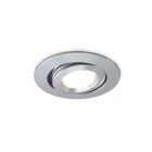Moderné podhľadové svietidlo do altánku chrómové, Rona, 3 W, LED 2700 K, IP44
