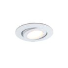 Moderné podhľadové svietidlo do altánku biele, Rona, 3 W, LED 2700 K, IP44