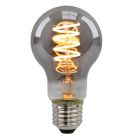 Stmievateľná LED žiarovka E27 Olucia, Tuelo, A60, 4W, dymové sklo, 2200k
