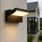 Moderné vonkajšie svietidlo čierne, Alet, 12,5 W, LED 3000 K, IP54