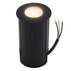 Hliníkové nájazdové svietidlo čierne, Catamarca, 3 W, LED 2700 K, IP68