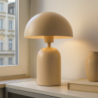 Moderná stolová lampa ružová, Isha, s vypínačom