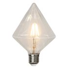 E27 diamantová LED žiarovka Finley, 3,2 Watt, 2700K (extra teplá biela)