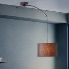 Moderné visiace svietidlo čierne, Bernice