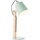 Moderná stolová lampa zelená, Dorina, s vypínačom