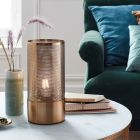 Moderná stolová lampa mosadzná, Albina, s vypínačom