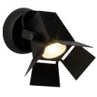 Industriálne stropné bodové svetlo čierne, Jowenna, 5 W, LED 3000 K