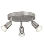 Kovové stropné bodové svetlo chrómové, Hayo, 50 W, LED 3000 K